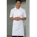 Mid-Length Bib Apron (White)